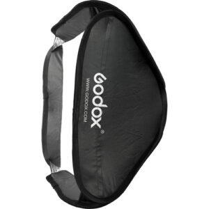 Godox Speedlite Bracket kit with softbox 60X60 cm (bowen mount ) for V1