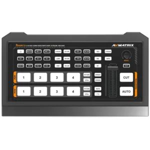 AVMATRIX Shark S4 4-Channel 3G-SDIHDMI Video Switcher