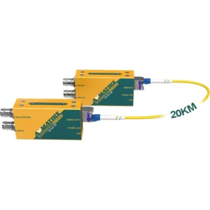 AVMATRIX 3G-SDI Fiber Optic Extender Transmitter & Receiver Set FE1121 - 3G
