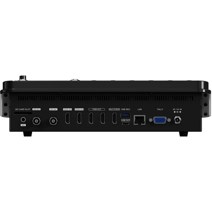AVMATRIX SHARK S4M 4-Channel HDMI-SDI AV Switcher 1 Key Features All-in-One 1080p60 AV Switcher & Mixer Two HDMI, Two SDI AV Inputs One HDMI Multiview, Two HDMI PGM Outputs USB-C Port for UVC Capture LAN Port for Web Control & Streaming Chroma Key, Luma Key, PiP & PoP Modes RTMP/SRT Streaming Support Six Mono, Two Stereo Audio Inputs One TRS, Two Balanced XLR Audio Outputs 99 Built-In Audio Effect Modes